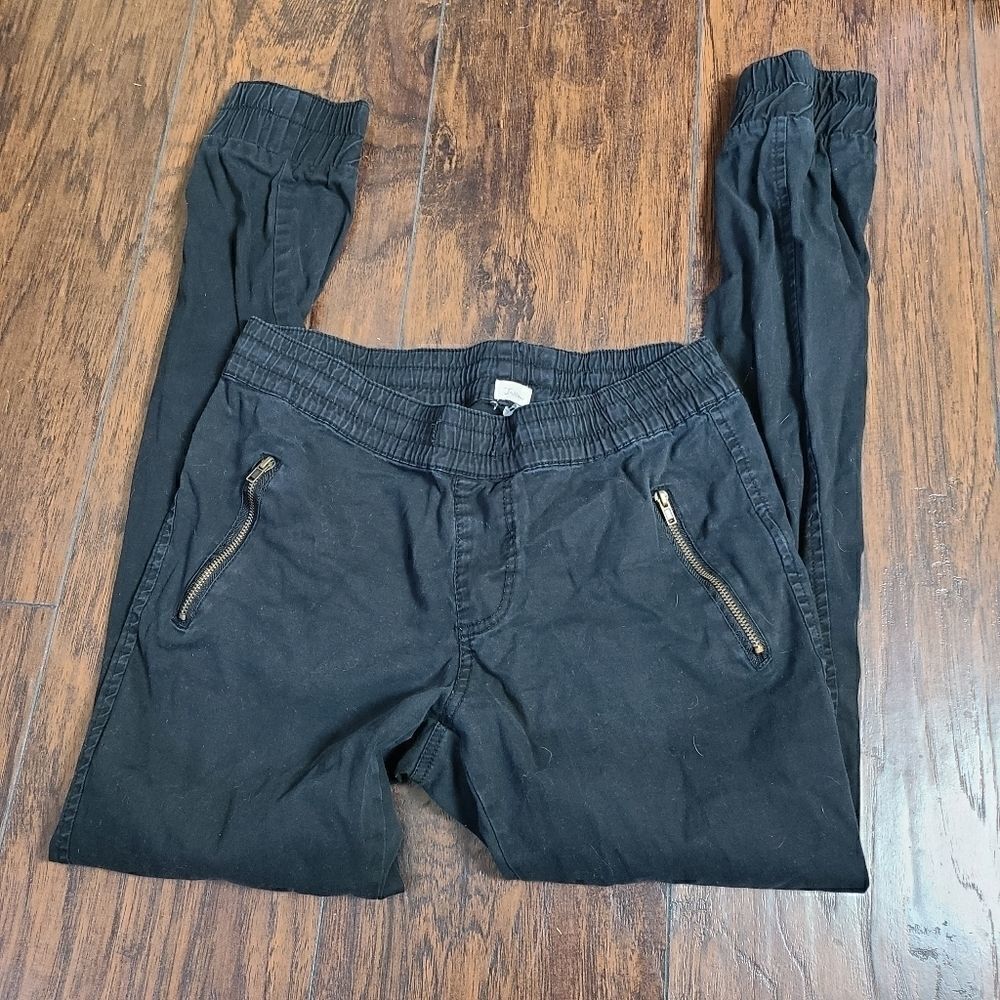 Trillium Elastic Waist Black Pants